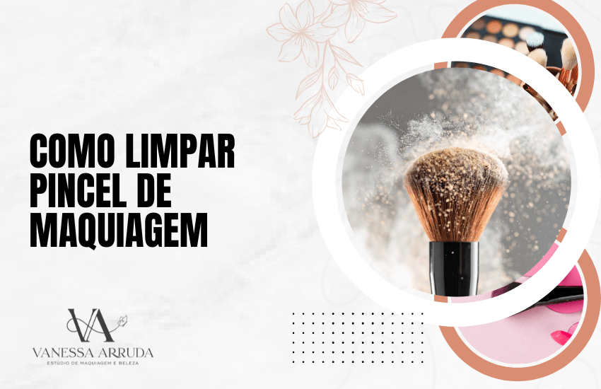 Como limpar pincel de maquiagem